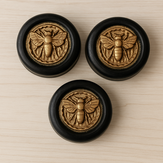 Honey & Charcoal Soap with Wooden Dish