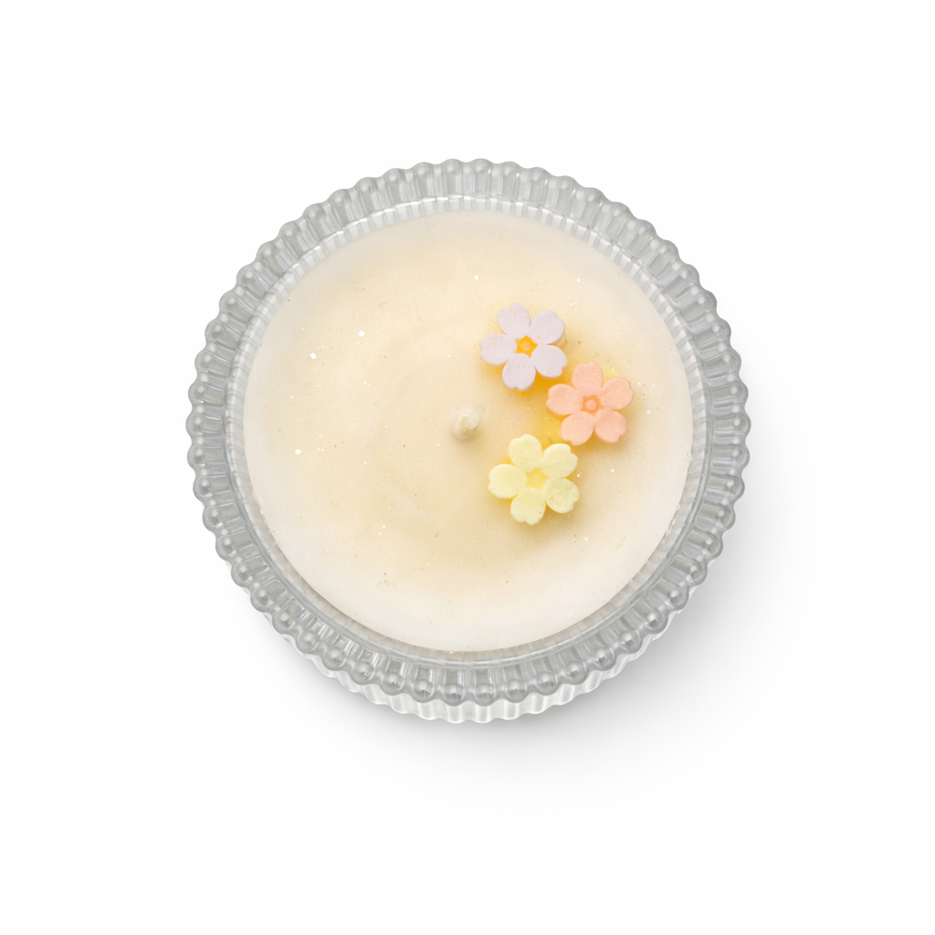 Hanami Tealight — Bevelled Glass Edition