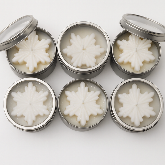 Snowflake Tin Candle – Limited Christmas Edition