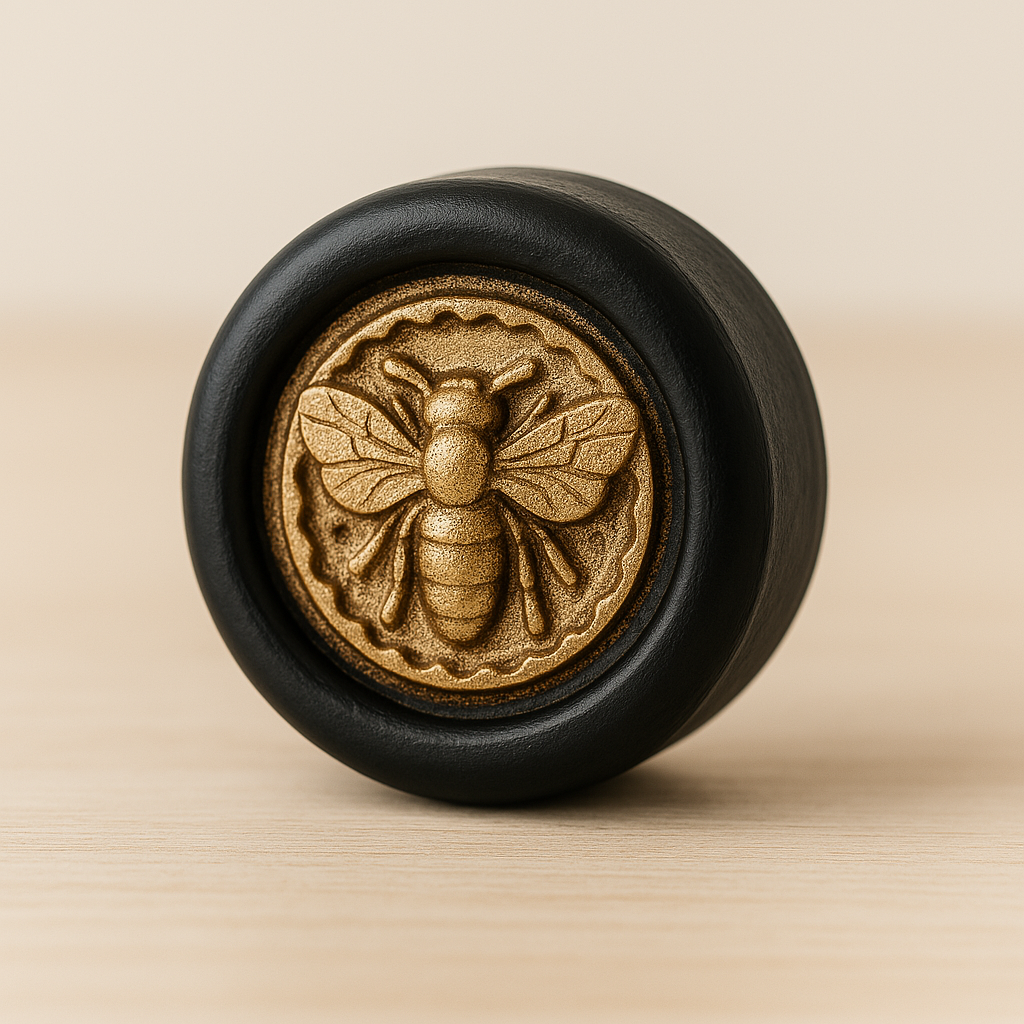 Honey & Charcoal Soap with Wooden Dish