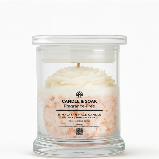 Himalayan Haze Candle Salt Lamp Candle Spa Candle