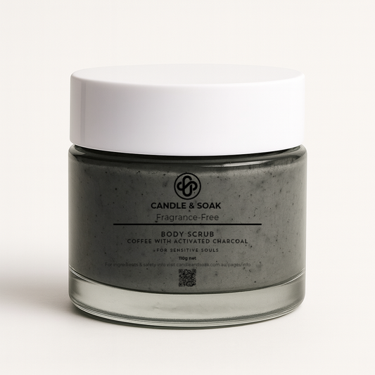 Body Scrub – Coffee or Poppy Seed with Charcoal