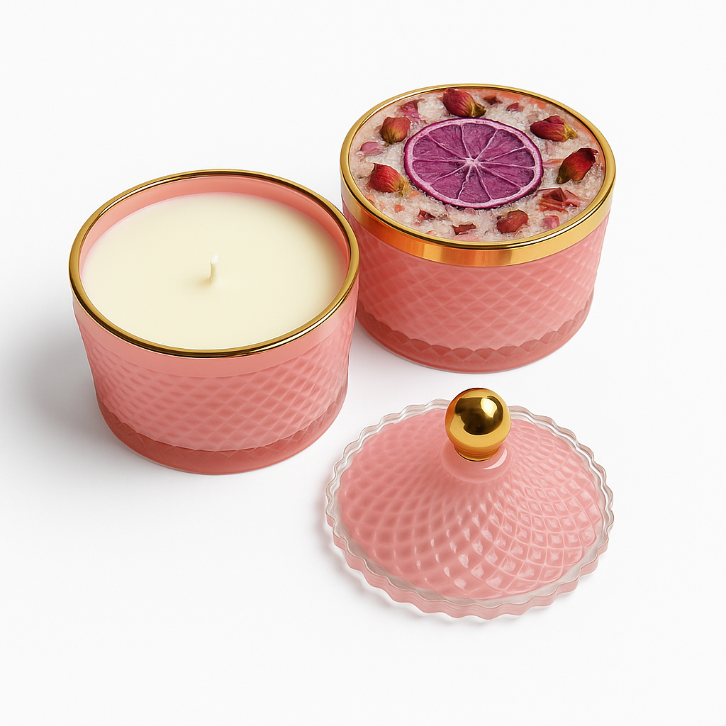 Luxury Stacking Candle & Soak Set