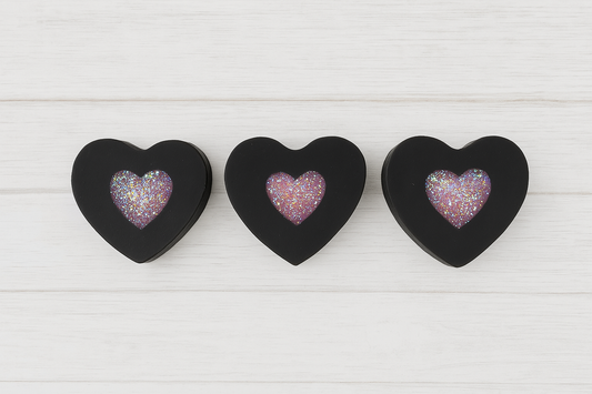 Glitter Charcoal Soap
