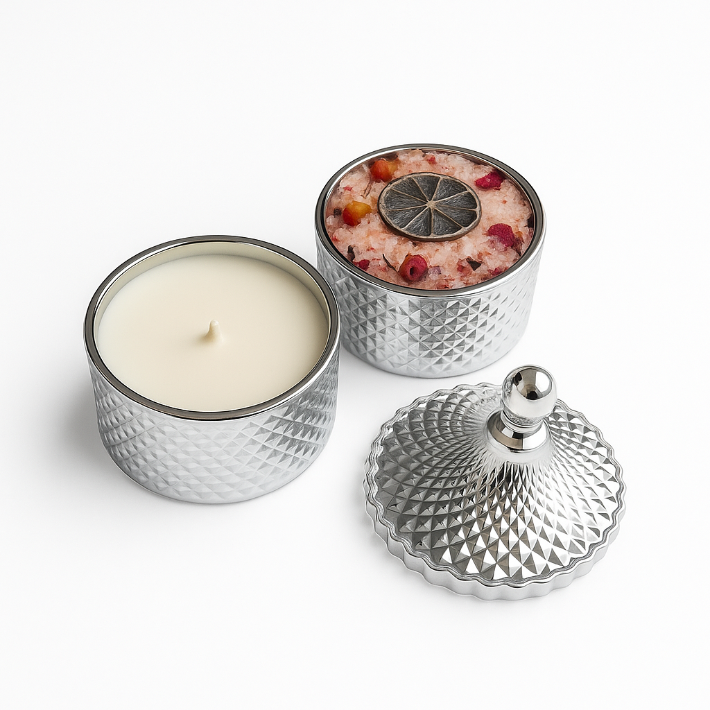 Luxury Stacking Candle & Soak Set