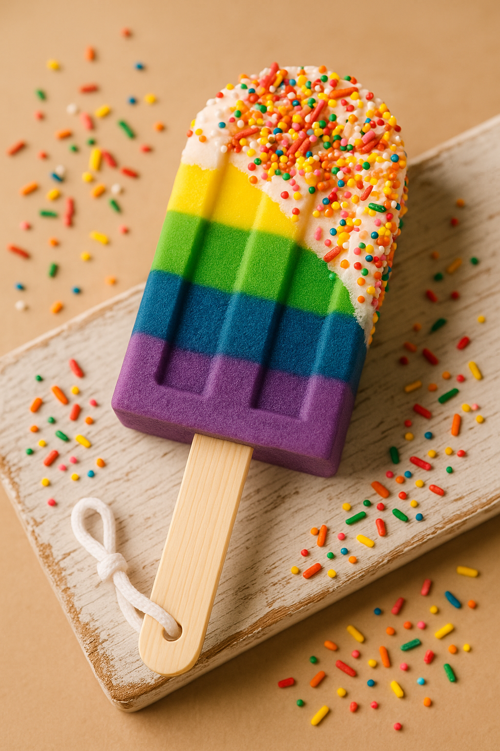 Rainbow Soap Sponge 180g