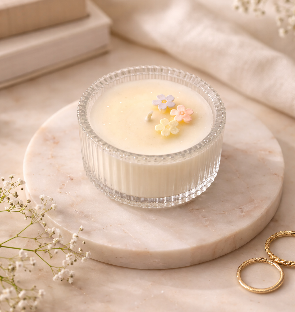 Hanami Tealight — Bevelled Glass Edition