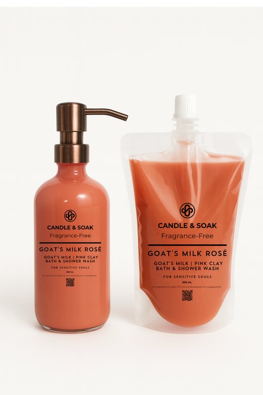 Goat’s Milk Rosé – Deluxe Glass Set (500 mL + 500 mL Refill)