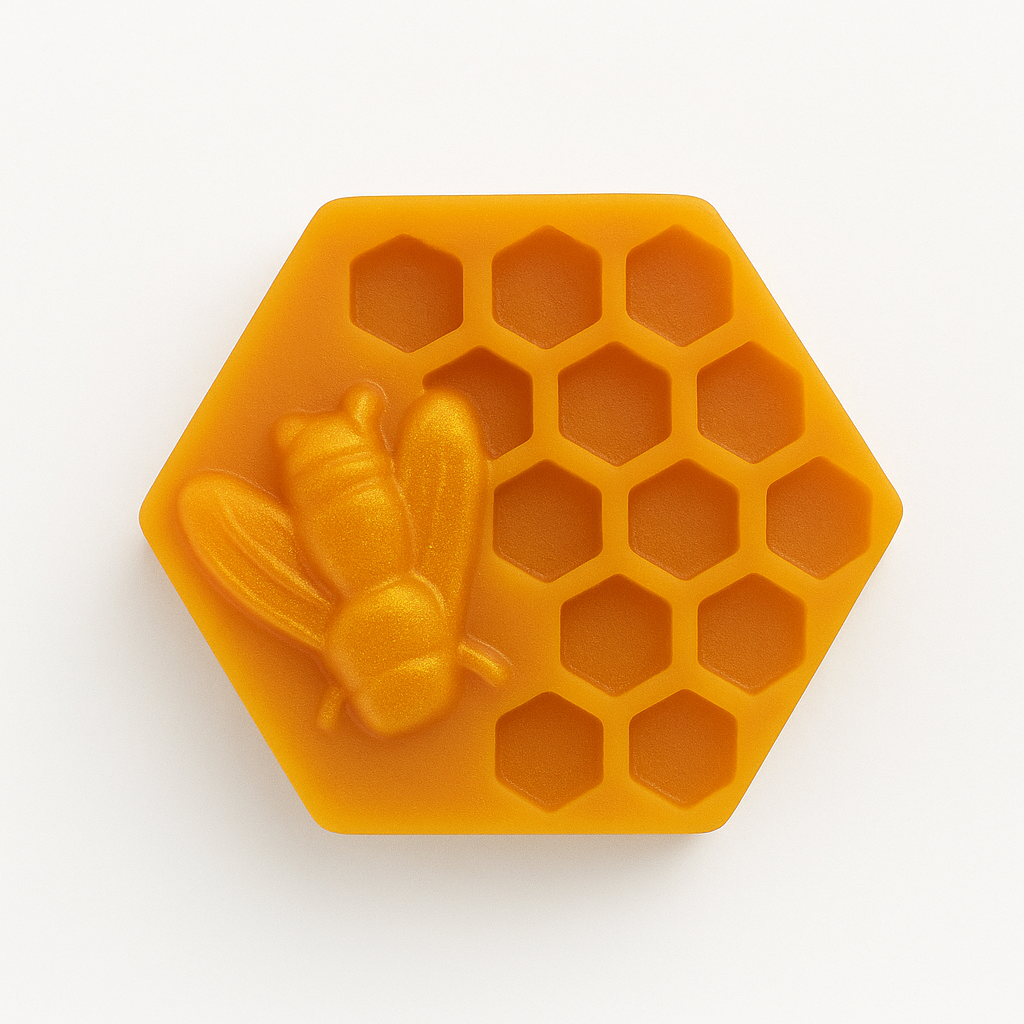 Honey Soap with Wooden Dish