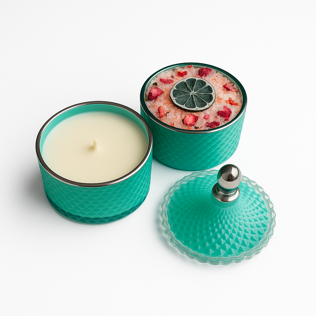 Luxury Stacking Candle & Soak Set